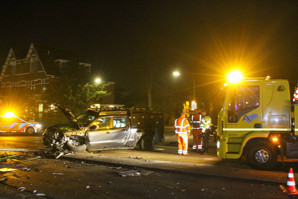 Persoon gewond na zwaar ongeval