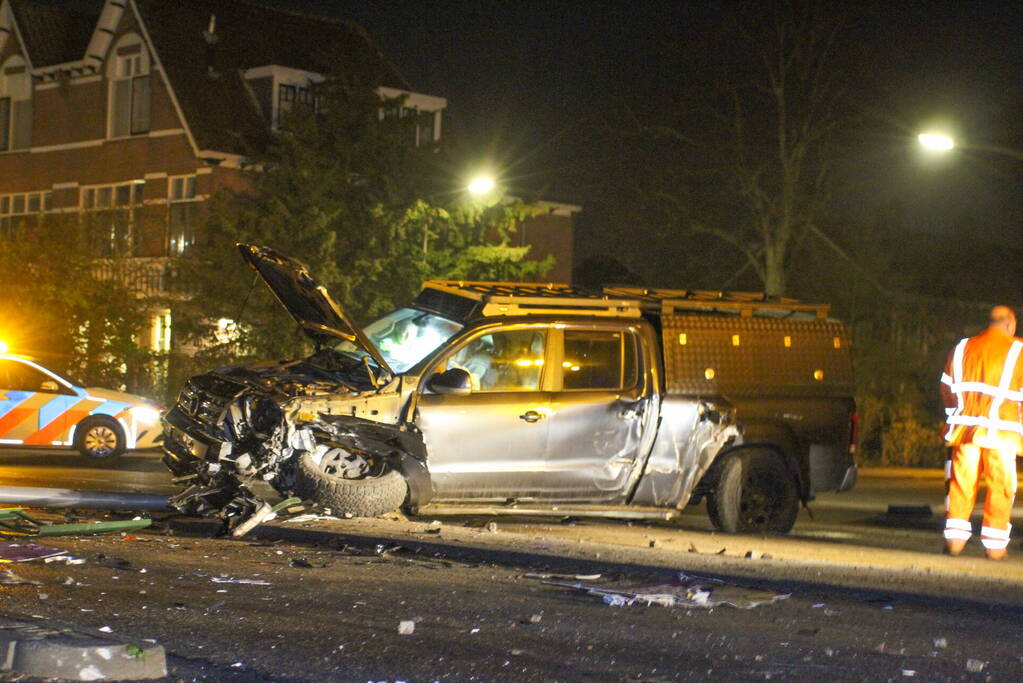 Persoon gewond na zwaar ongeval