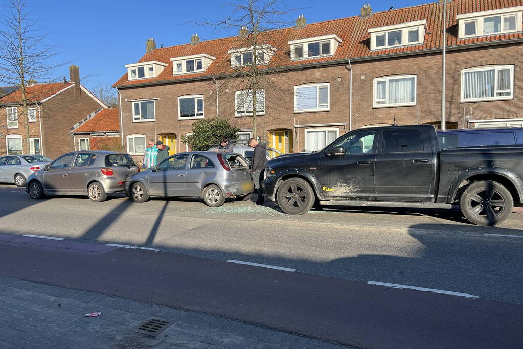Schade bij kop-staartbotsing