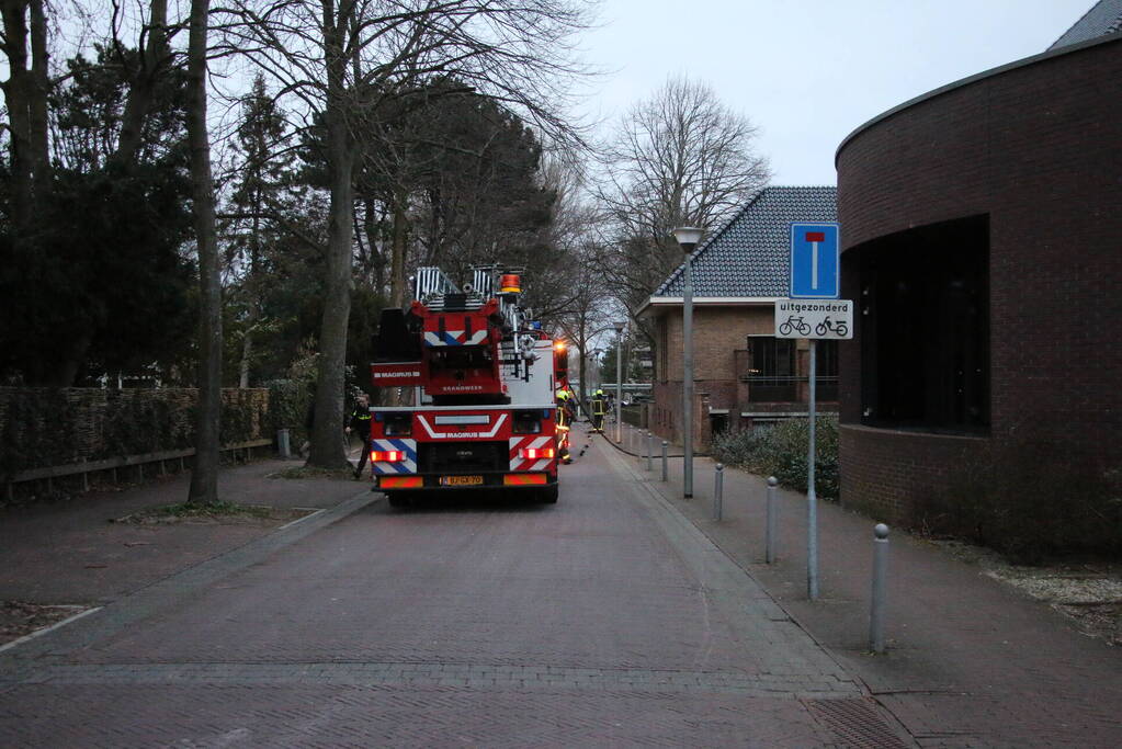 Middelbrand in gemeentehuis