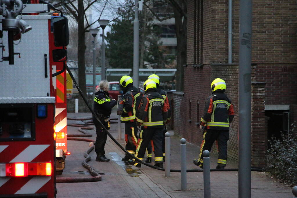 Middelbrand in gemeentehuis