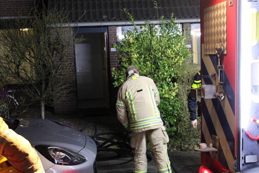 Brand in woning snel onder controle