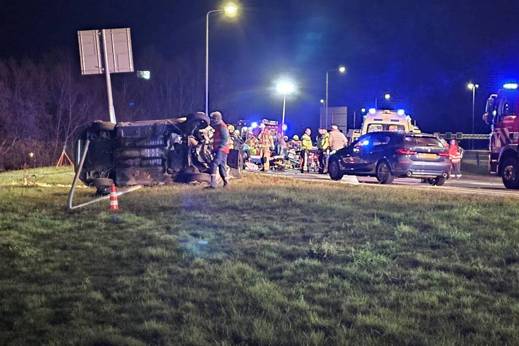 Twee traumahelikopters ingezet voor ernstig ongeval