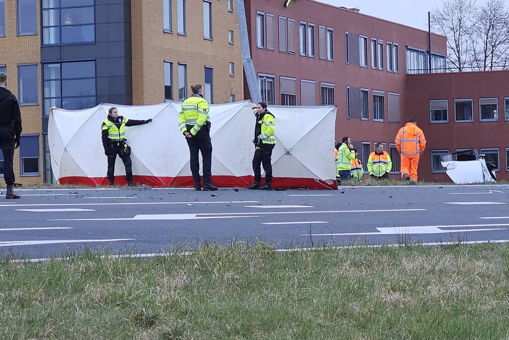 Twee traumahelikopters ingezet voor ernstig ongeval