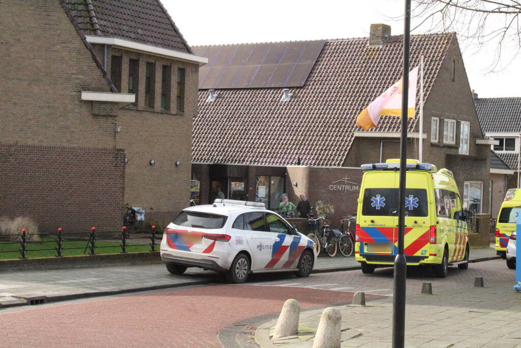 Traumahelikopter ingezet tijdens kerkdienst