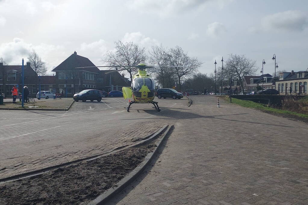 Traumahelikopter ingezet tijdens kerkdienst
