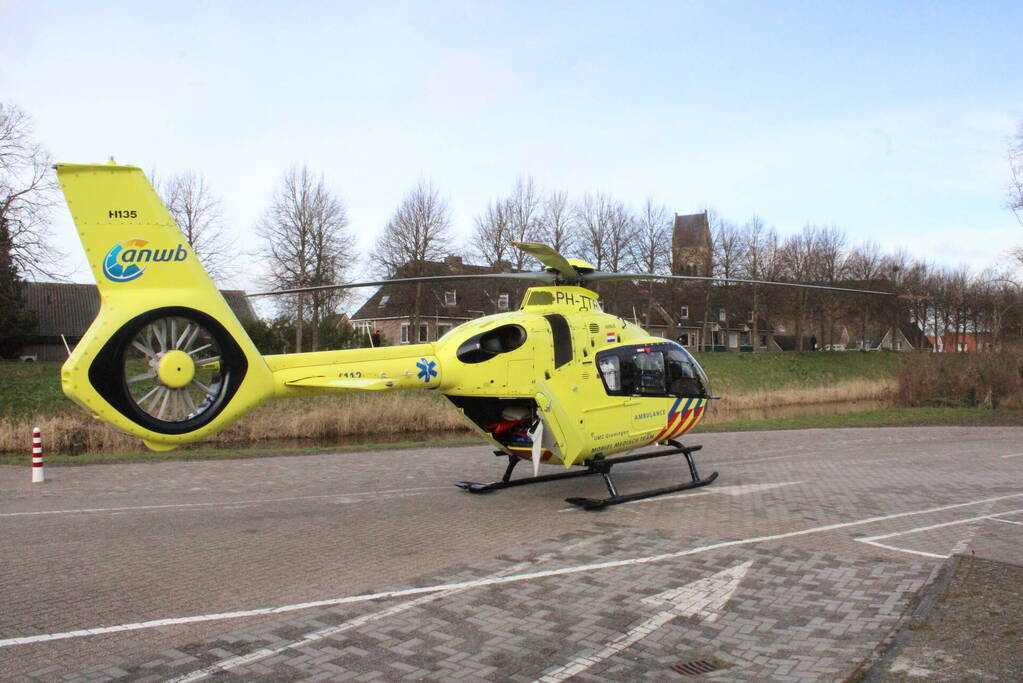 Traumahelikopter ingezet tijdens kerkdienst