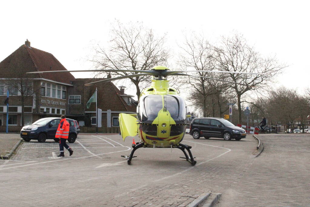 Traumahelikopter ingezet tijdens kerkdienst
