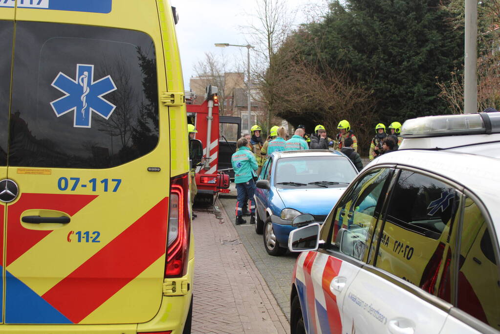 Gewonde bij brand in woning