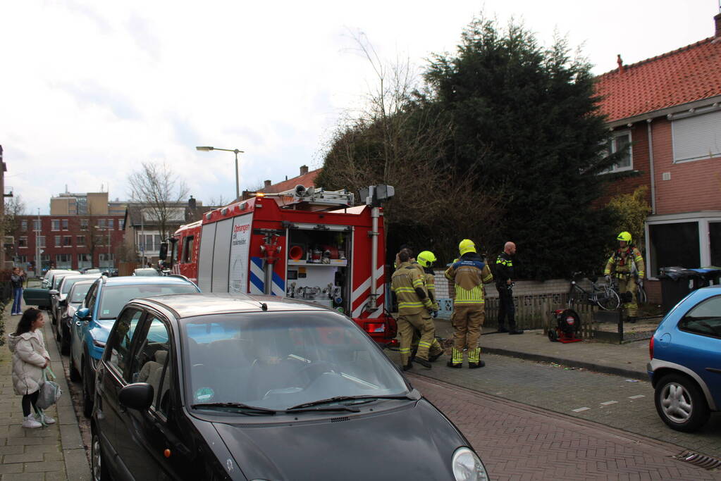 Gewonde bij brand in woning