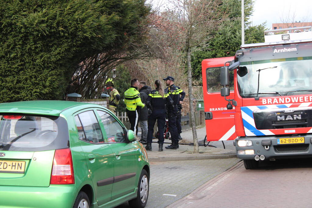 Gewonde bij brand in woning