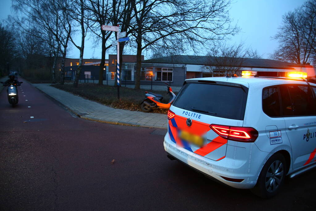 Scooterrijder gewond na val