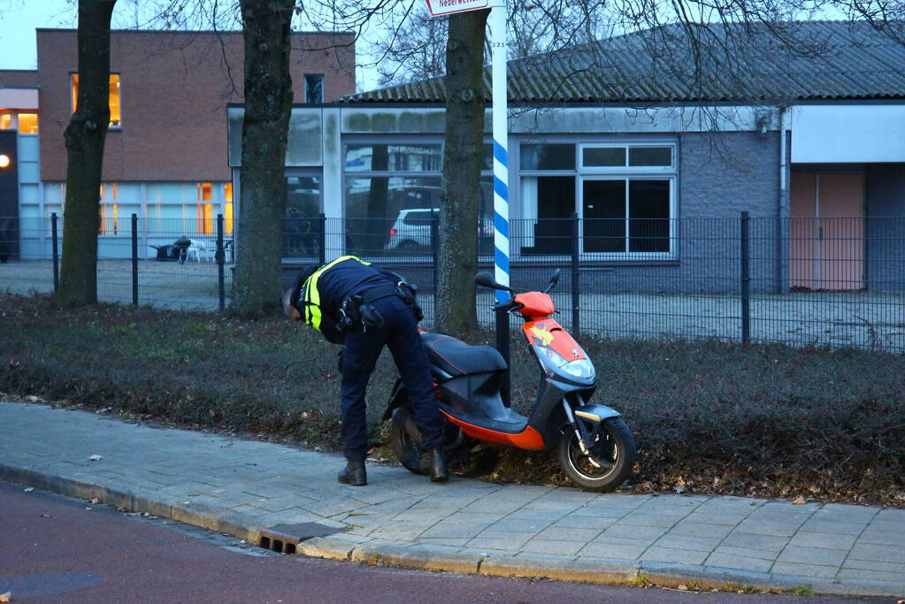 Scooterrijder gewond na val