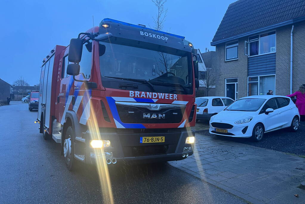 Brandweer ingezet voor vlam in de pan