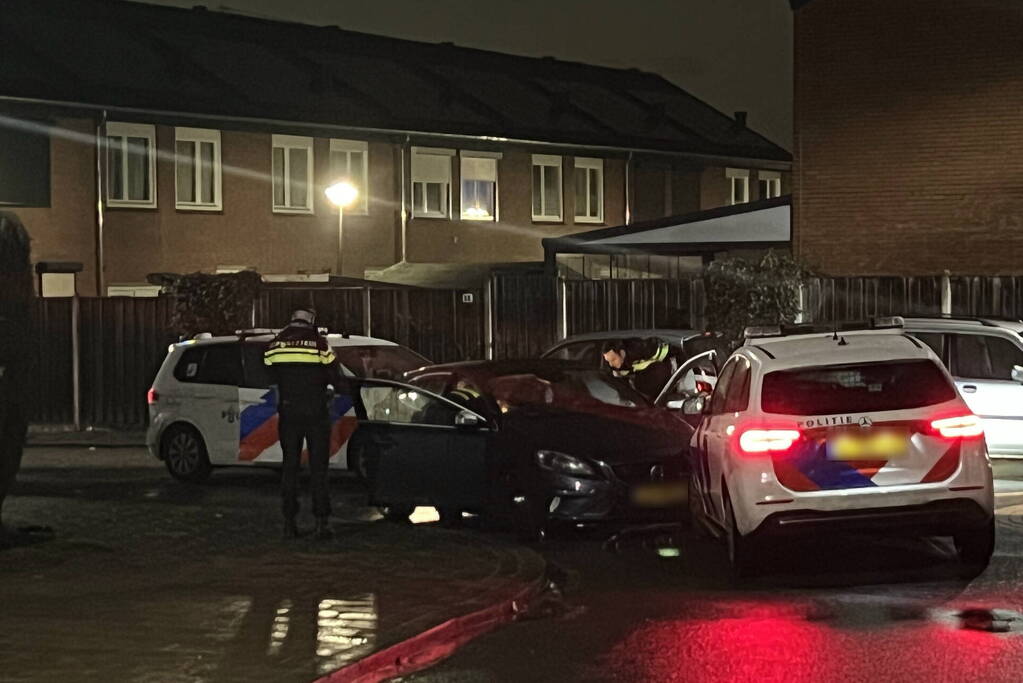 Aanrijding met politievoertuig