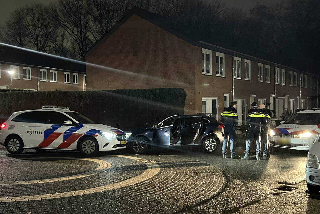 Aanrijding met politievoertuig