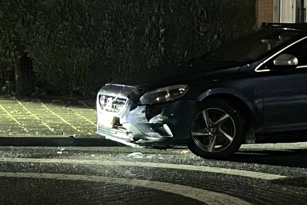 Aanrijding met politievoertuig