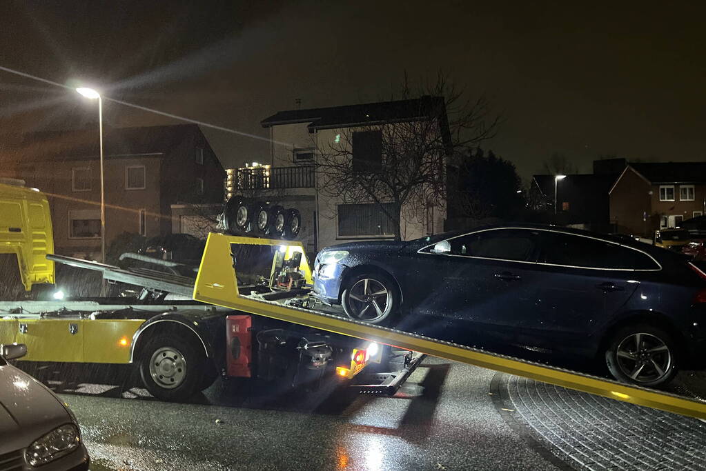 Aanrijding met politievoertuig