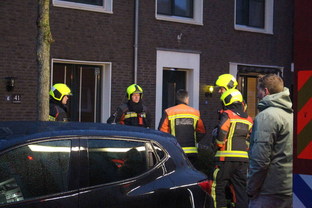 Brandweer ingezet voor gaslekkage bij woning
