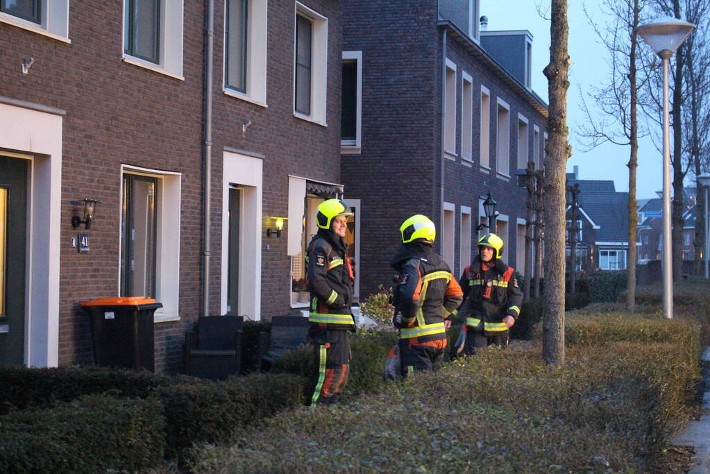 Brandweer ingezet voor gaslekkage bij woning