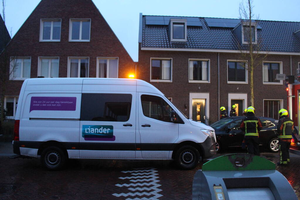 Brandweer ingezet voor gaslekkage bij woning