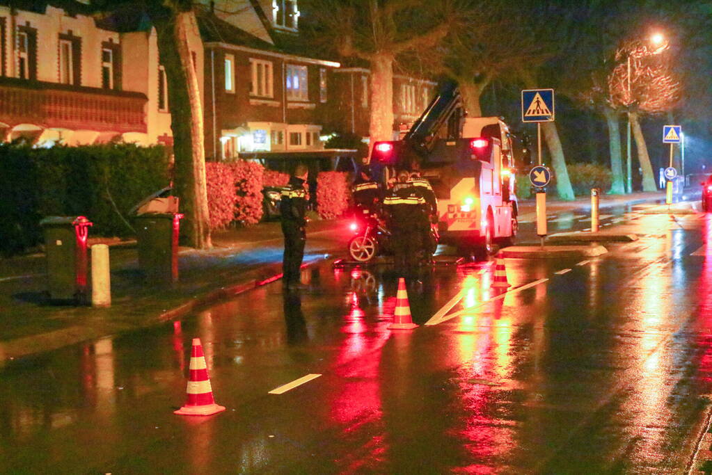 Bromfietser zwaargewond na valpartij