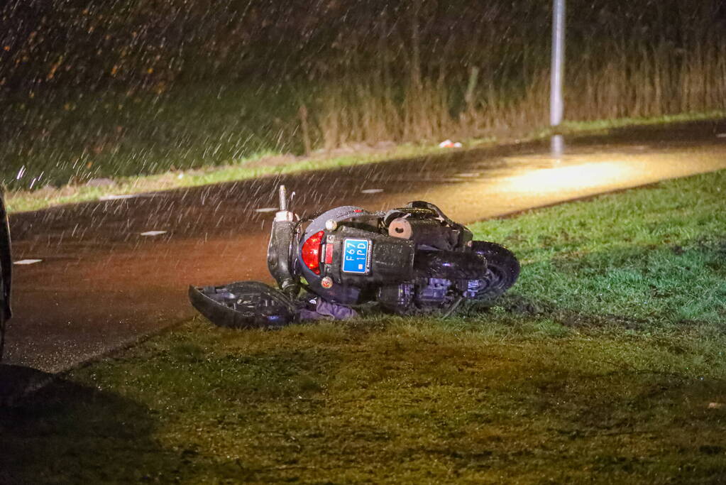 Scooterrijder op de vlucht voor politie