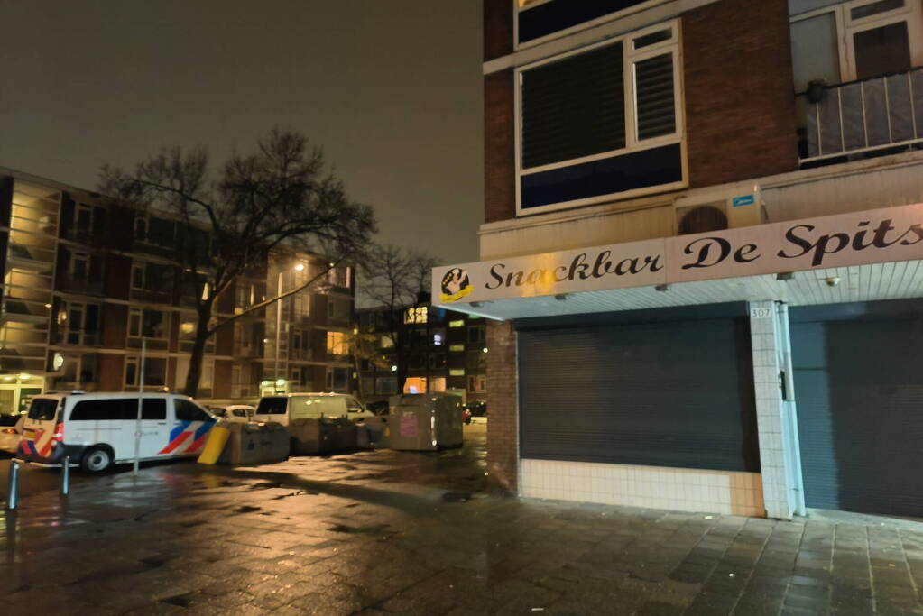 Gewonde bij overval op snackbar