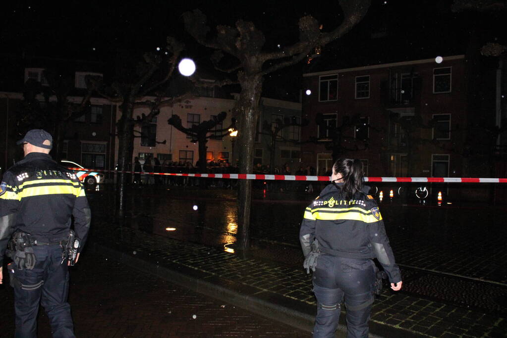 Ontruiming in centrum wegens grote woningbrand