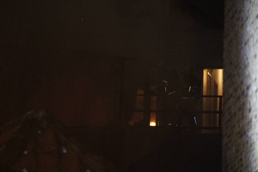 Ontruiming in centrum wegens grote woningbrand