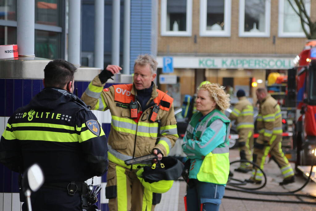 Stationshal ontruimd na fikse brand