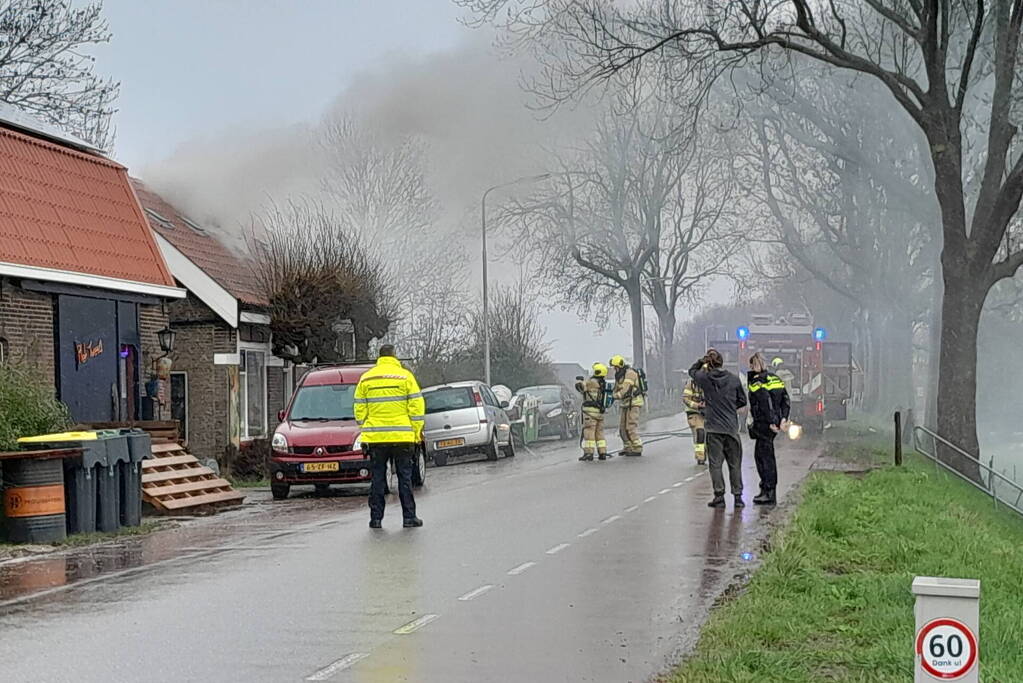 Flinke rookontwikkeling bij uitslaande brand