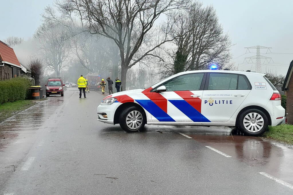 Flinke rookontwikkeling bij uitslaande brand