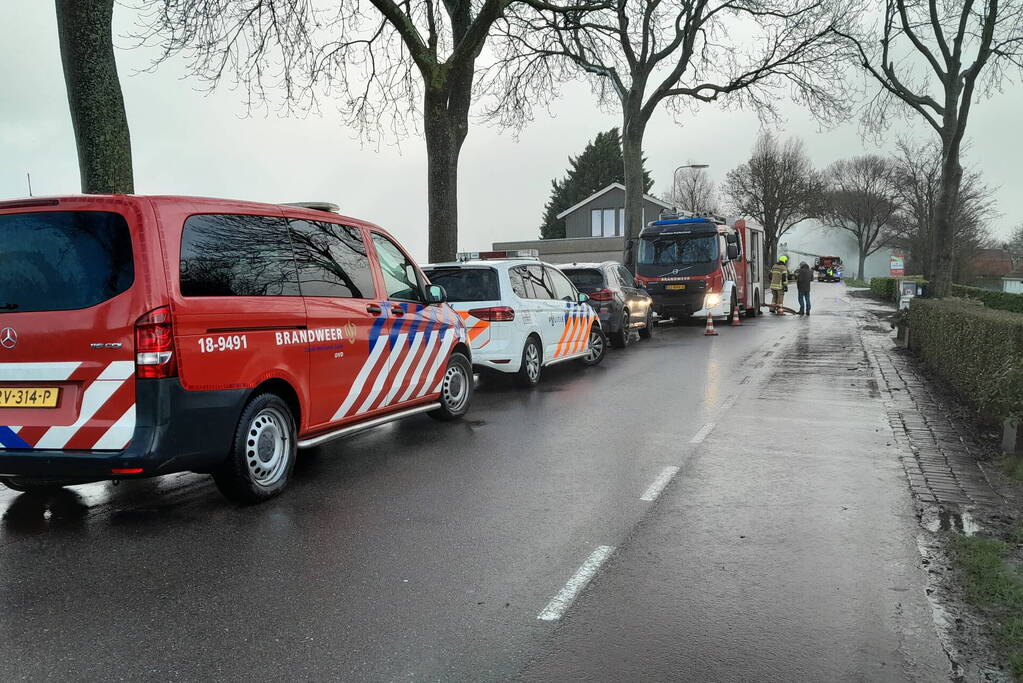 Flinke rookontwikkeling bij uitslaande brand