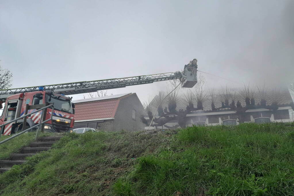 Flinke rookontwikkeling bij uitslaande brand