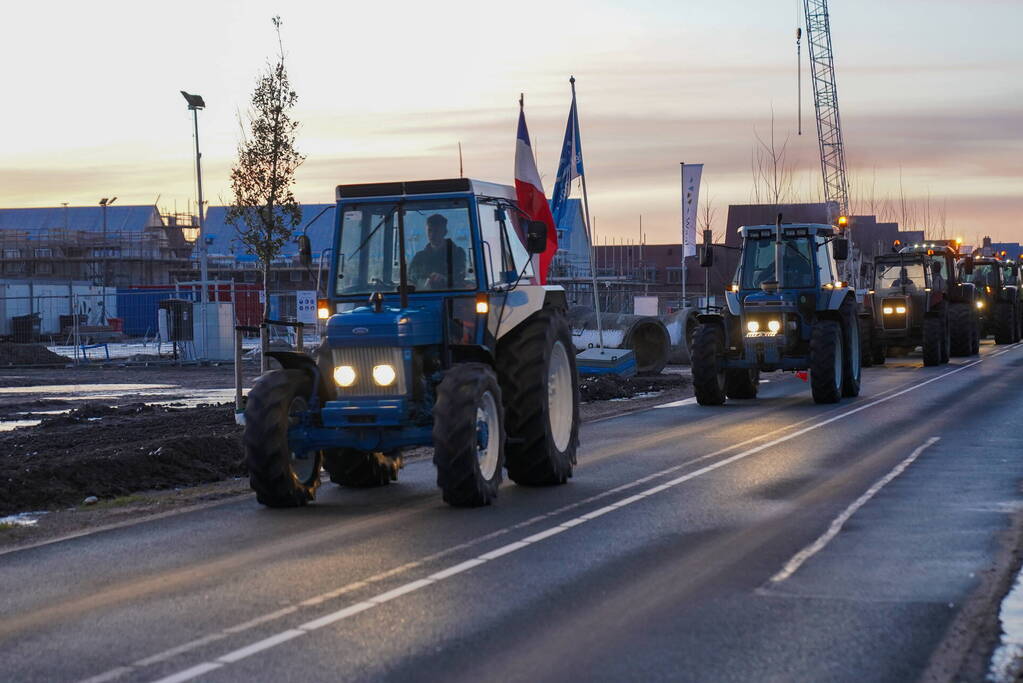 Boeren onderweg voor grote demonstratie