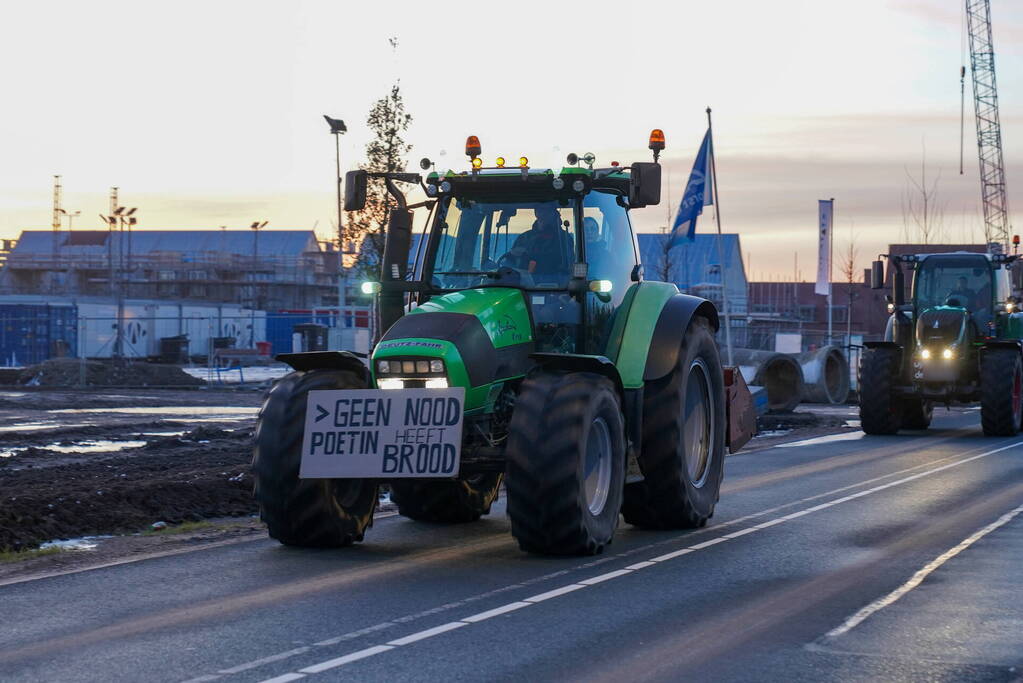 Boeren onderweg voor grote demonstratie