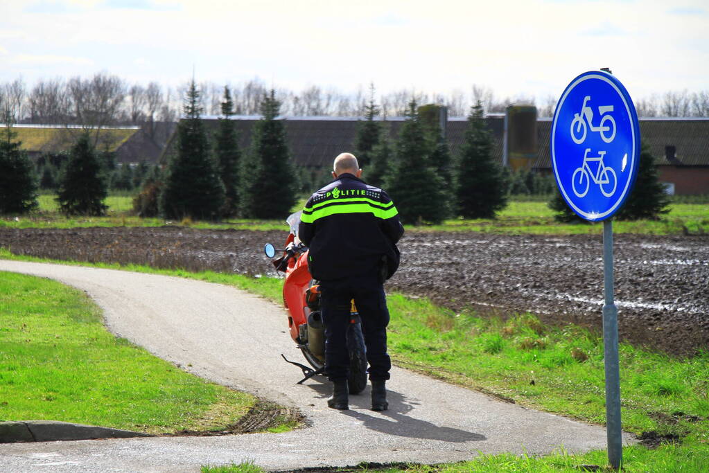 Motorrijder onderuit bij eenzijdig ongeval