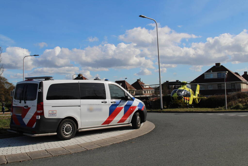 Traumahelikopter ingezet voor incident