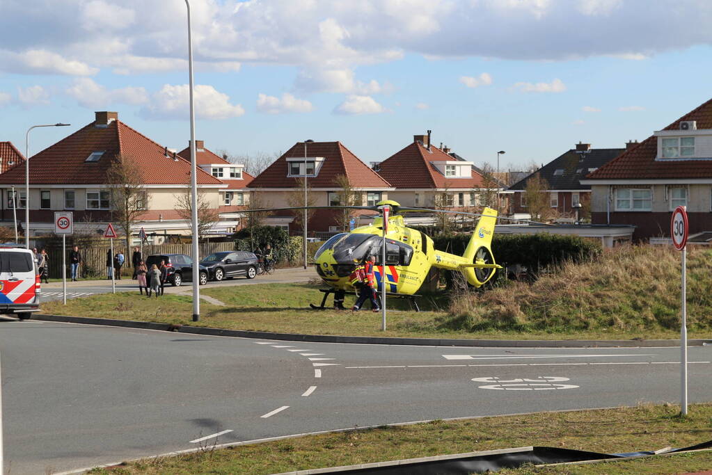 Traumahelikopter ingezet voor incident