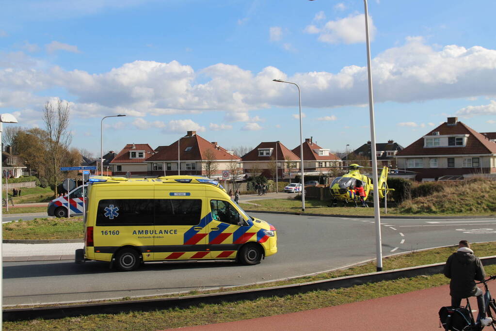 Traumahelikopter ingezet voor incident