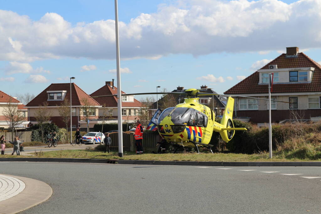 Traumahelikopter ingezet voor incident
