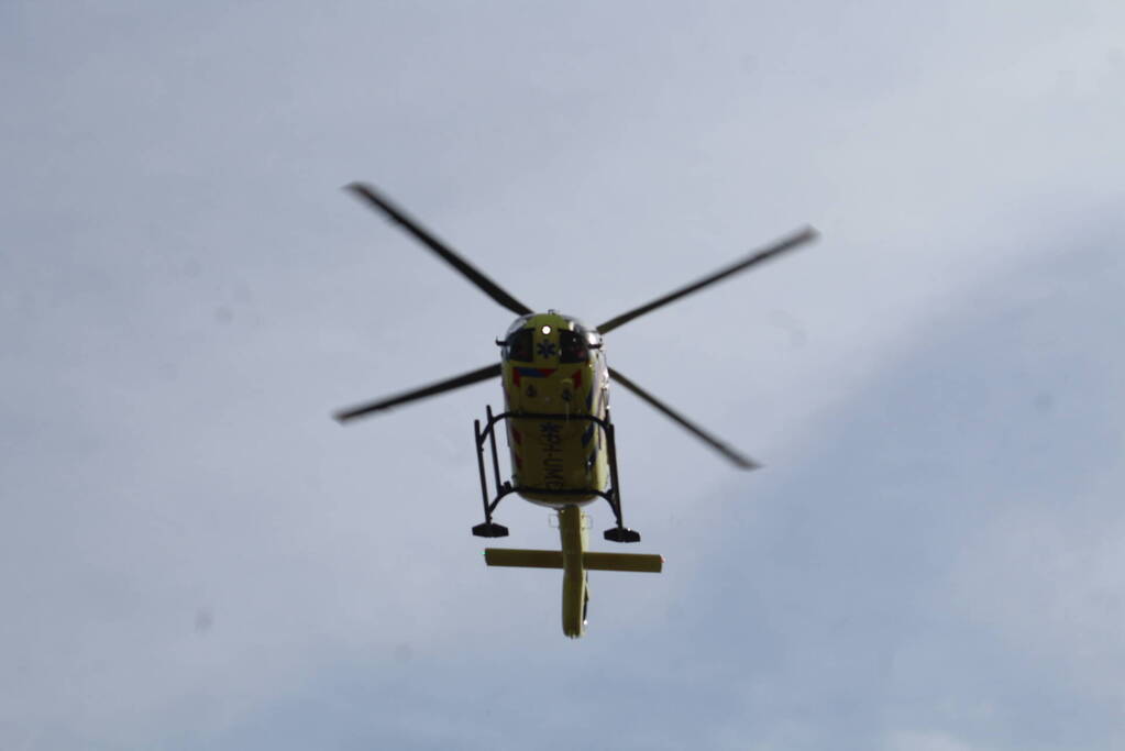 Traumahelikopter ingezet voor incident