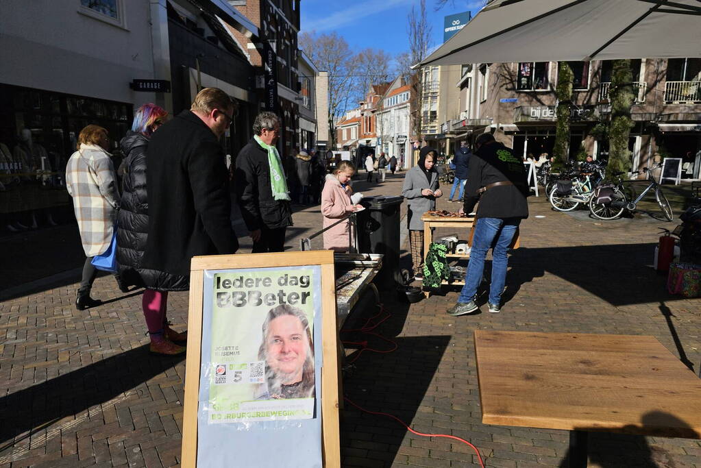 Verkiezingsmarkt in centrum