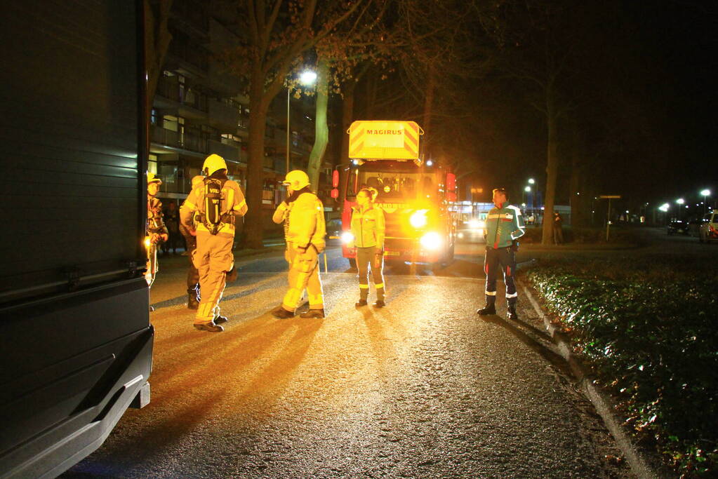 Woningbrand blijkt vuurkorf in tuin van buren