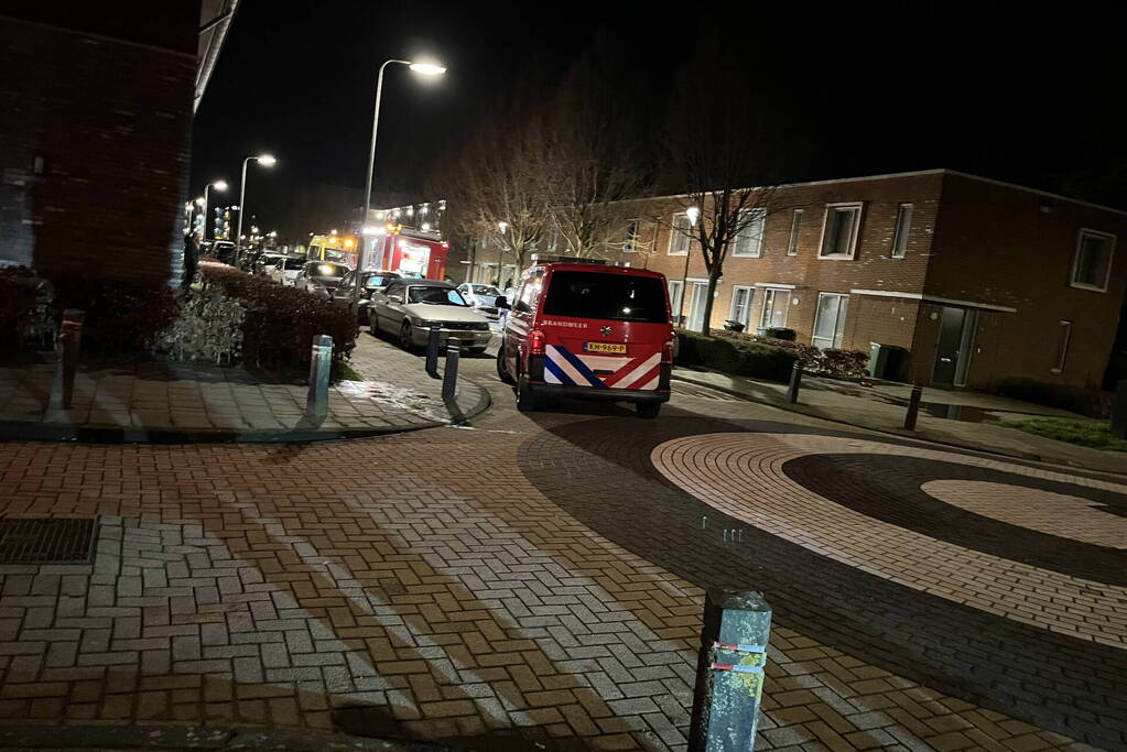 Traumahelikopter ingezet bij brand in woning