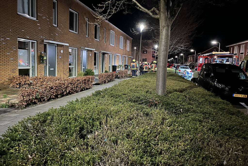 Traumahelikopter ingezet bij brand in woning