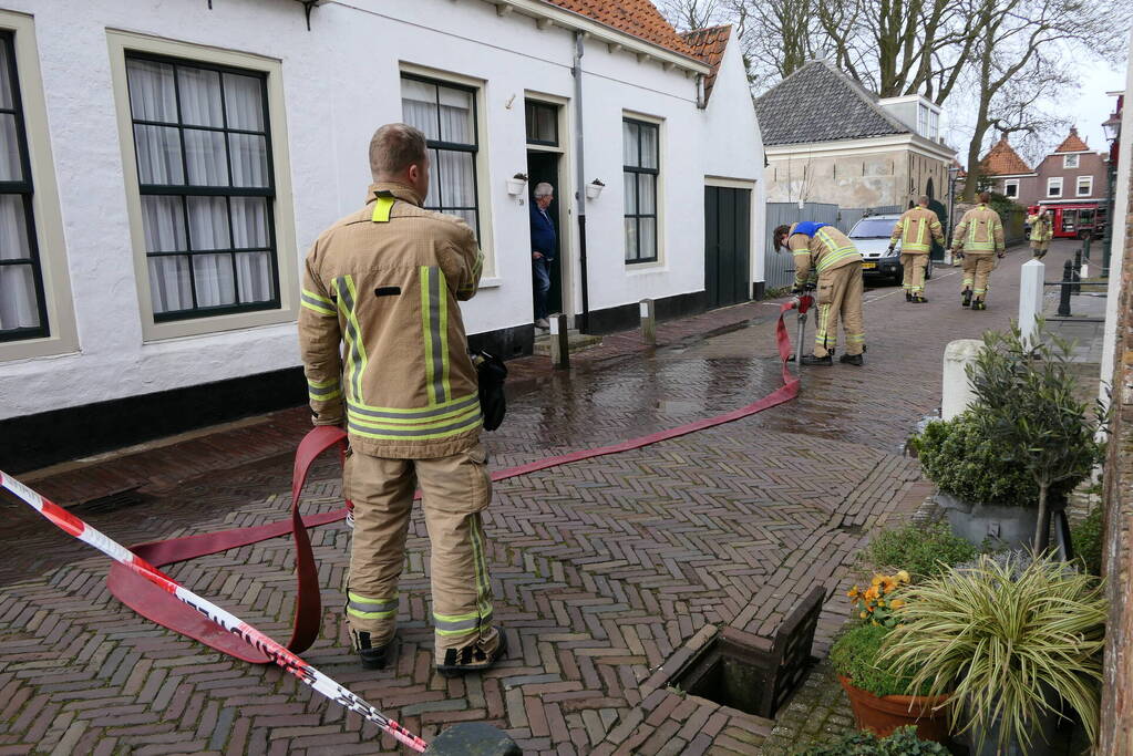 Riool gespoeld vanwege gaslekkage