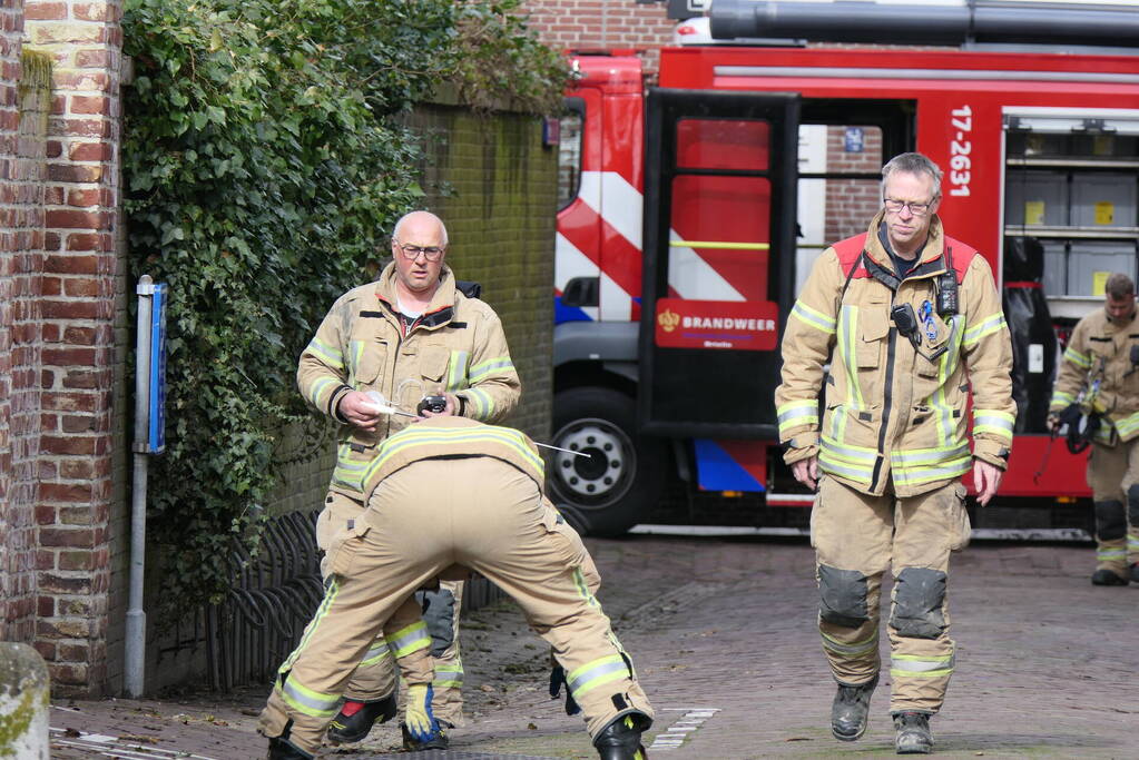 Riool gespoeld vanwege gaslekkage