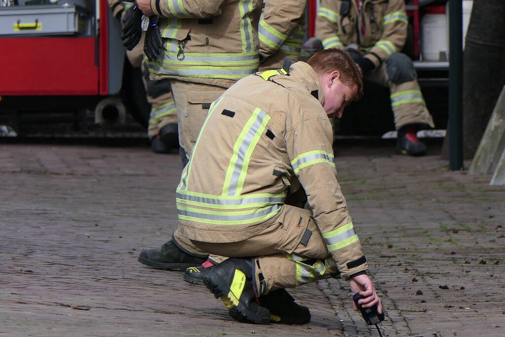 Riool gespoeld vanwege gaslekkage